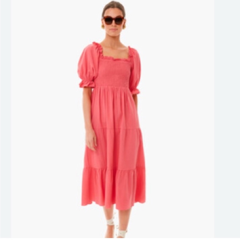 Tuckernuck Pomander Place sorbet pink Hannah dress S